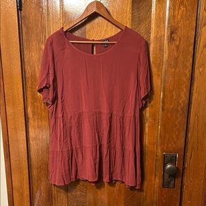 Torrid Women's Burgundy Blouse